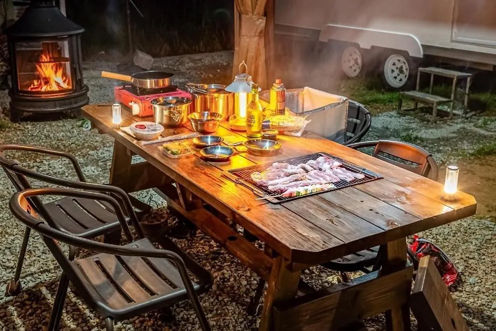 Campsite Daebudo Yeonghungdo Sanchon Caravan Incheon